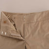 Ermanno Scervino Beige Cotton Bootcut Pants