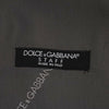 Dolce &amp; Gabbana Schwarze STAFF-Weste aus Baumwoll-Rayon