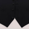 Gilet élégant en laine mélangée à rayures Dolce &amp; Gabbana