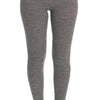 Dolce & Gabbana Gray Cashmere Stretch Tights