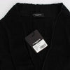 Costume National – Schwarze Strickjacke aus feiner Wolle mit Knöpfen
