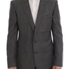 Dolce & Gabbana Gray Wool MARTINI Slim Blazer