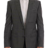 Dolce & Gabbana Gray Wool MARTINI Slim Blazer