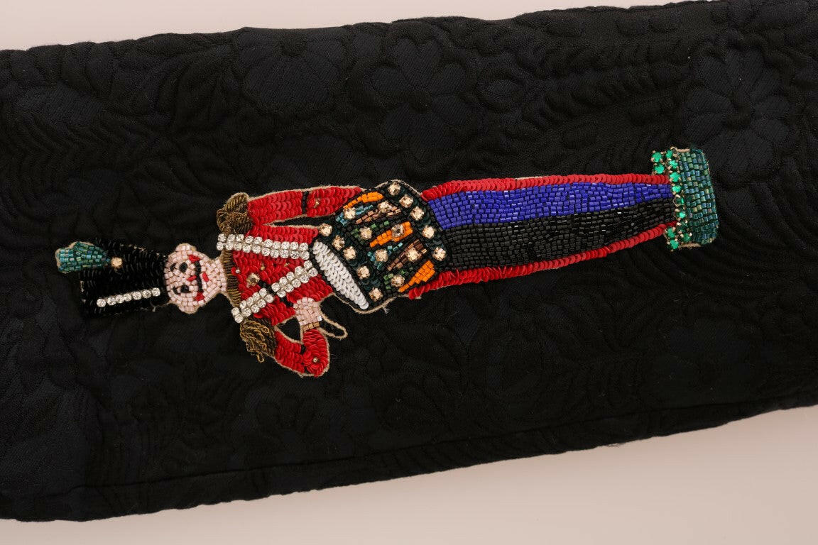 Dolce & Gabbana Black Brocade Blazer Jacket