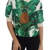 Dolce & Gabbana Pineapple Banana Sequins Crewneck Sweater