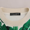 Dolce & Gabbana Pineapple Banana Sequins Crewneck Sweater