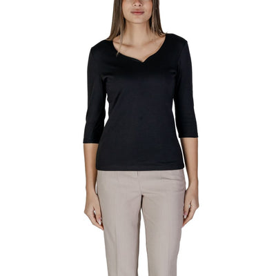 Street One Black Cotton T-Shirt