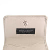 Dolce & Gabbana White Dauphine Leather Case Wallet