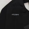 Dolce &amp; Gabbana Schwarze Weste aus Wolle und Seide