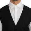Dolce & Gabbana Black Polka Dot Pattern Vest