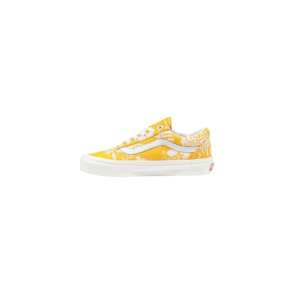 Vans Yellow Fabric Low Top Sneakers