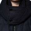 Dolce & Gabbana Black Nylon Hooded Puffer Men Coat Jacket