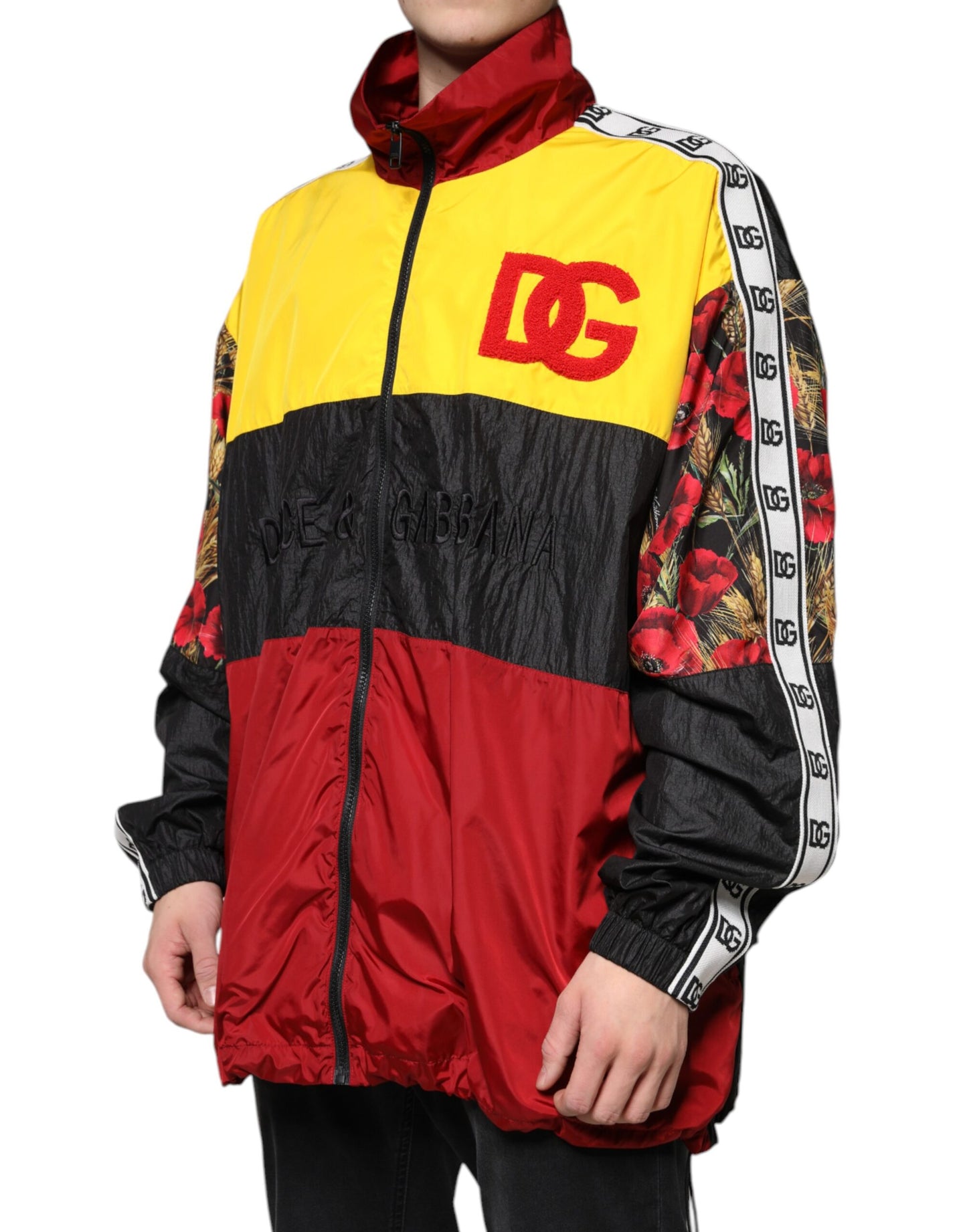 Pull zippé multicolore Dolce &amp; Gabbana pour homme