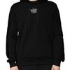 Dolce &amp; Gabbana Schwarzes Sweatshirt mit Kapuze aus Baumwolle mit Krone
