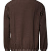 Dolce & Gabbana Brown Logo Print Crew Neck Pullover Sweater