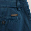 GF Ferre Blue Cotton Straight Fit Chinos