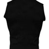 Dolce & Gabbana Black Silk Round Neck Sleeveless T-shirt