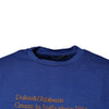 Dolce & Gabbana Blue Graphic Print Cotton Crew Neck T-shirt