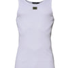 Dolce & Gabbana White Cotton Round Neck Sleeveless T-shirt