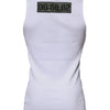 Dolce & Gabbana White Cotton Round Neck Sleeveless T-shirt