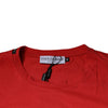Dolce & Gabbana Red DG Logo Cotton Crew Neck T-shirt