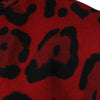 Dolce & Gabbana Red Leopard Print Cotton Sleeveless T-shirt