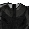 Dolce &amp; Gabbana – Schwarzes A-Linien-Midi-Cocktailkleid aus Tüll