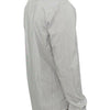 GF Ferre Gray Striped Cotton Casual Shirt