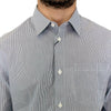 GF Ferre Gray Striped Cotton Casual Shirt