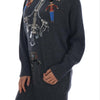 Dolce & Gabbana Fairy Tale Crystal Gray Cashmere Sweater