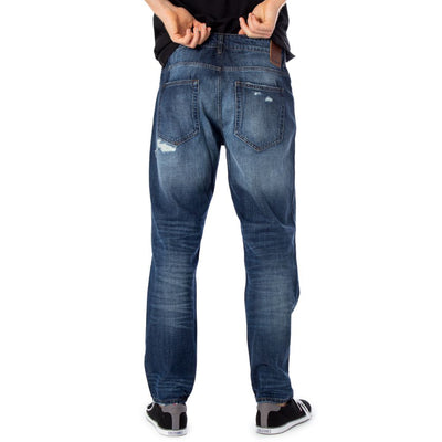 Only &amp; Sons Jeans aus blauer Baumwolle, schmal geschnitten