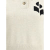 Marant Etoile White Cotton Sweatshirt