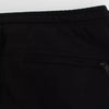 Dolce &amp; Gabbana Schwarz Grau Wolle Casual Hose Streifen Hose