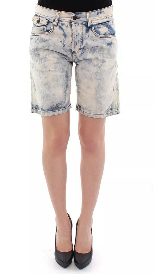 Dolce &amp; Gabbana – Blaue Jeansshorts aus gewaschener Baumwolle von D&amp;G