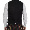 Dolce & Gabbana Multicolor Striped Runway 3 Piece Slim Fit Vest Suit