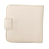 Dolce & Gabbana White Dauphine Leather Condom Case Holder Pocket Wallet