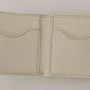 Dolce & Gabbana White Dauphine Leather Condom Case Holder Pocket Wallet