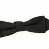 Dolce & Gabbana Gray Pattern Silk Adjustable Neck Bow Tie