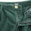 Dolce & Gabbana Green Cotton Corduroys SLIMMY Fit D&G Pants