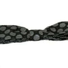 Dolce & Gabbana Black Silk Circles Men Necktie Bow Tie