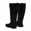 Dolce & Gabbana Black Xiangao Lamb Fur Leather Boots