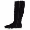Dolce & Gabbana Black Xiangao Lamb Fur Leather Boots