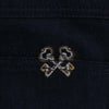 Dolce & Gabbana Blue Key Embroidered Slim Fit KATE Jeans