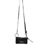 Dolce & Gabbana Black Fabric Logo Two Way Clutch Crossbody Bag