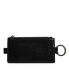 Dolce & Gabbana Black Horse Leather Lanyard Logo Card Holder Wallet