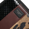 Dolce & Gabbana Multicolor Leopard Leather DG Bifold Card Holder Wallet