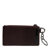 Dolce & Gabbana Brown Calfskin Leather DG Logo Card Holder Wallet