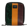 Dolce & Gabbana Multicolor Exotic Leather DG Bifold Card Holder Wallet
