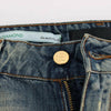 Cavalli – Blaue Jeans mit niedriger Taille aus Baumwolle