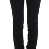 Cavalli – Schwarze Slim-Skinny-Fit-Jeans aus Baumwollstretch
